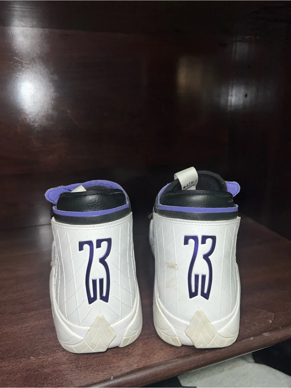 Nike Air Jordan Jumpman Z White Black Court Purple AQ9119-100 Mens Size 10.5